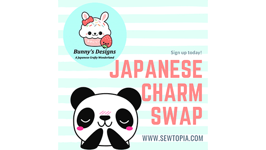 2018 Japanese Charm Swap with Bunny’s Designs!